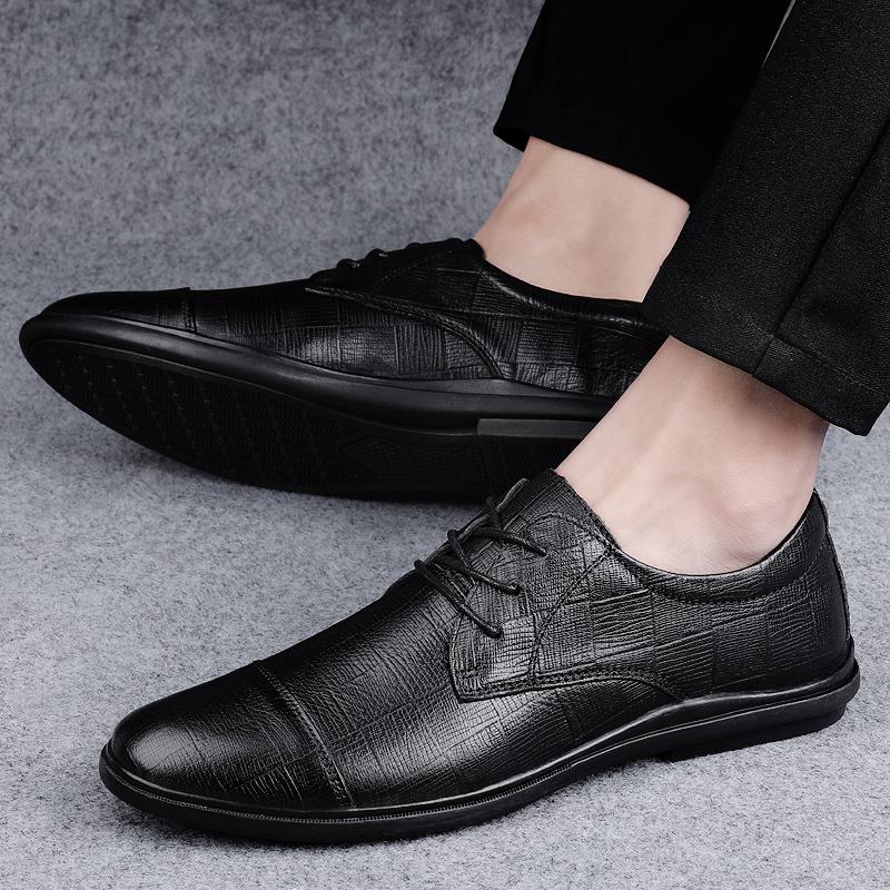 Hot Selling Brand Men's Genuine Leather Shoes Versatile Men's Casual Shoes Soft Soled Men's Business Shoes Men's Formal Shoes