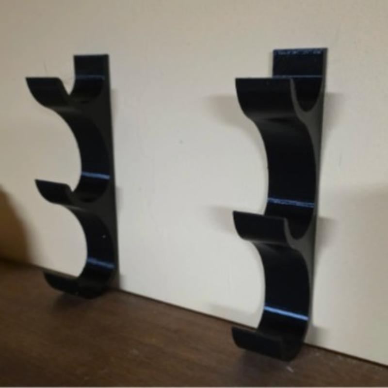 2-Piece Plastic Kitchen Paper Holder For 3 Rolls Food Wrap Aluminum Foil Storage Organizer Rack Kitchen Accessories