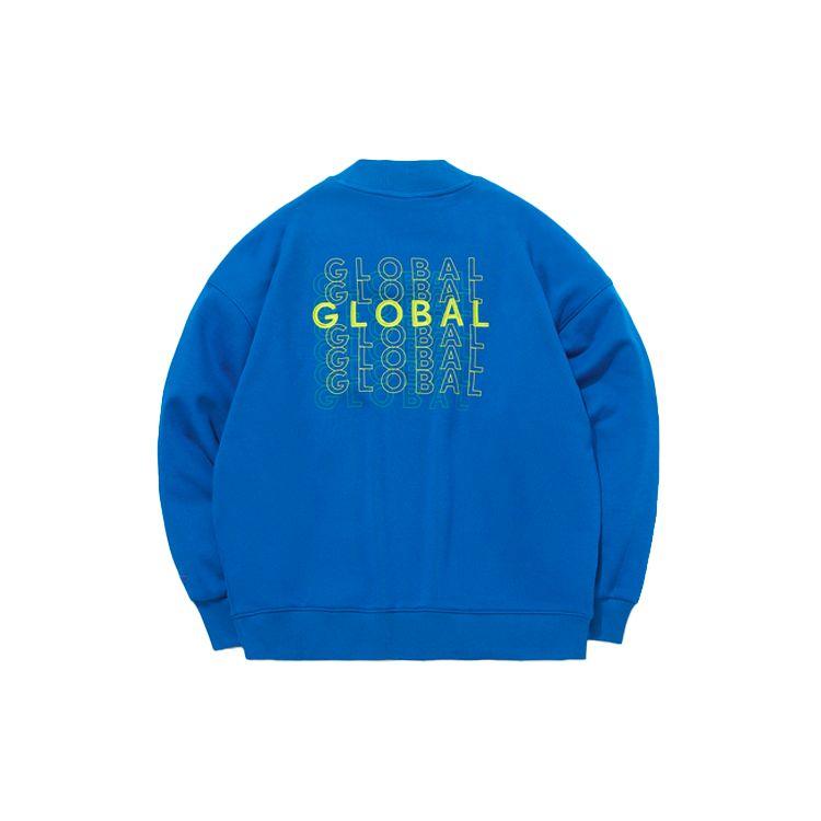 Li Ning Loose Fleece Warm Pullover Casual Sports Hoodie Women hoodies Deep-Space-Blue AWDQ706-6