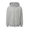 Completo con Felpa con Cappuccio e Pantaloni della Tuta Streetwear Americano 430G Fodera in Pile Collo a Polo Zip-Up Tuta Casual