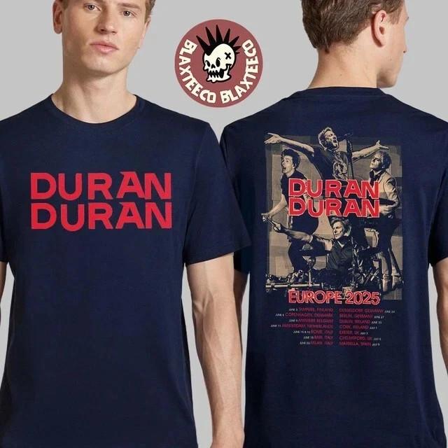 Duran Duran 2025 Europe Tour Tshirt Unisex T-Shirt M