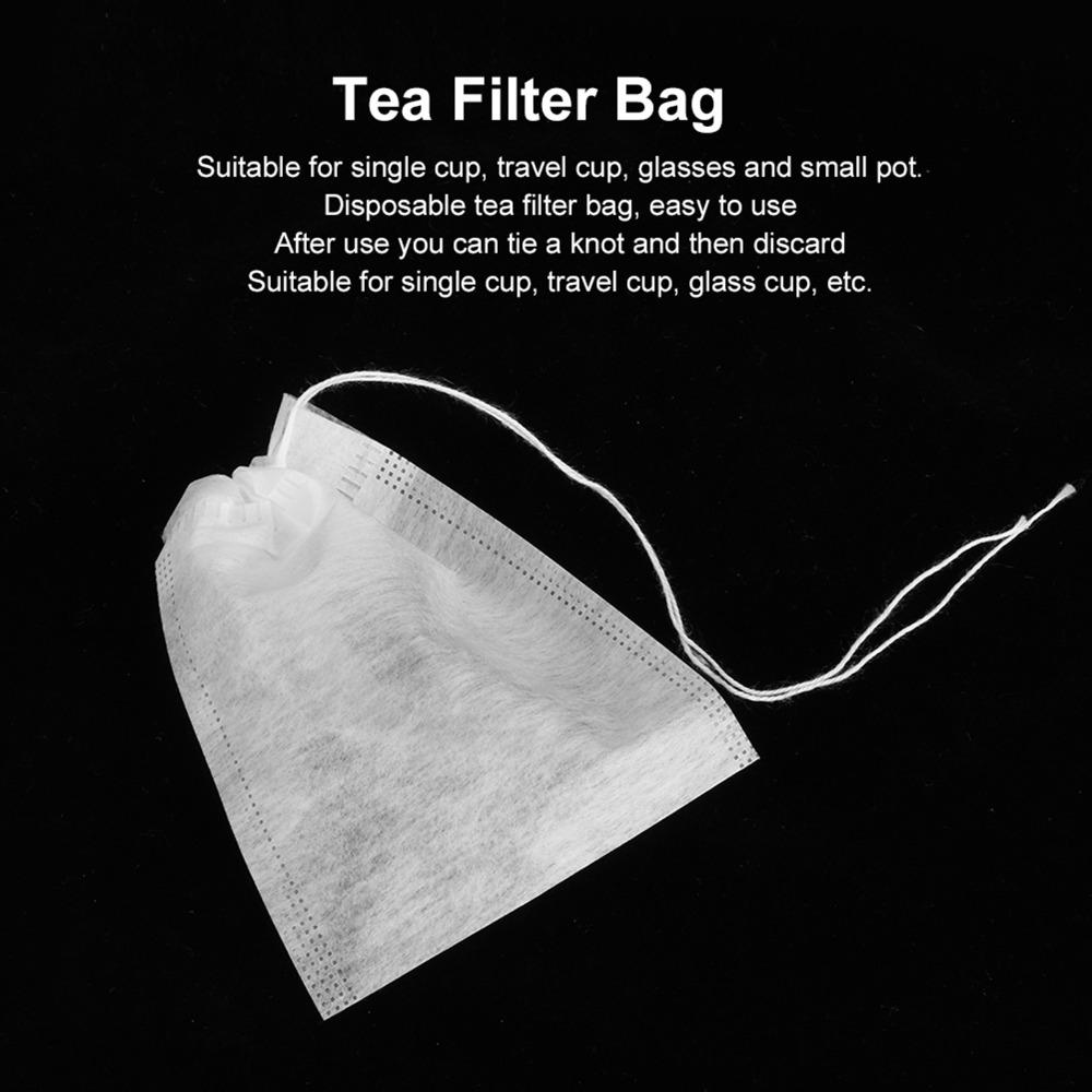 100Pcs Set 7x9cm Tea Bags Disposable Tea Strainer Tea Accessories Tea Filter Bags Loose Leaf Tea