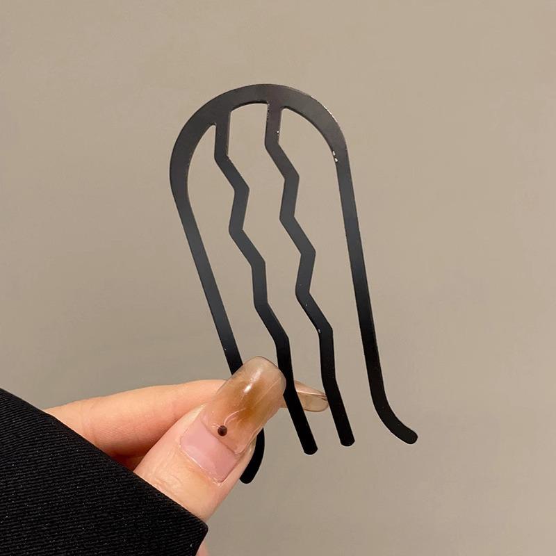 U-Shaped Pearl Women's Updo Hairpin 2025 - Elegant Insert Comb Headwear