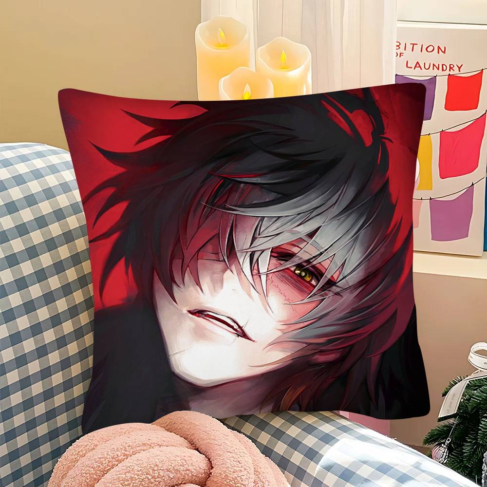 1Pc Slow D-Damage Anime Pillow Case Fashion Square Pillowcase Bedroom Sofa Room Ins Decoration Leisure