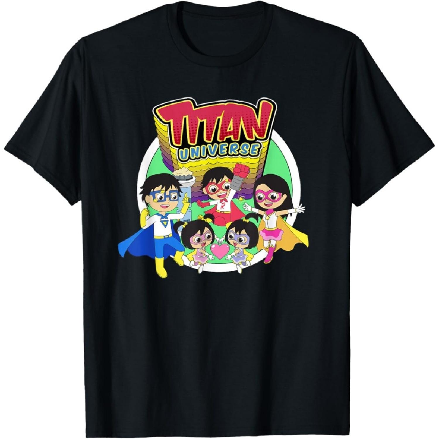 Футболка Ryan s World Titan Universe с Райаном и семьей S