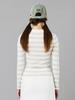 DOYOUKNOWMC 23Fw Bold Stripe Light Green Henley Neck Knit
