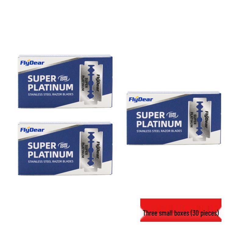 100-Pack German Stainless Steel Double-Edge Razor Blades for Shaving and Eyebrow Trimming