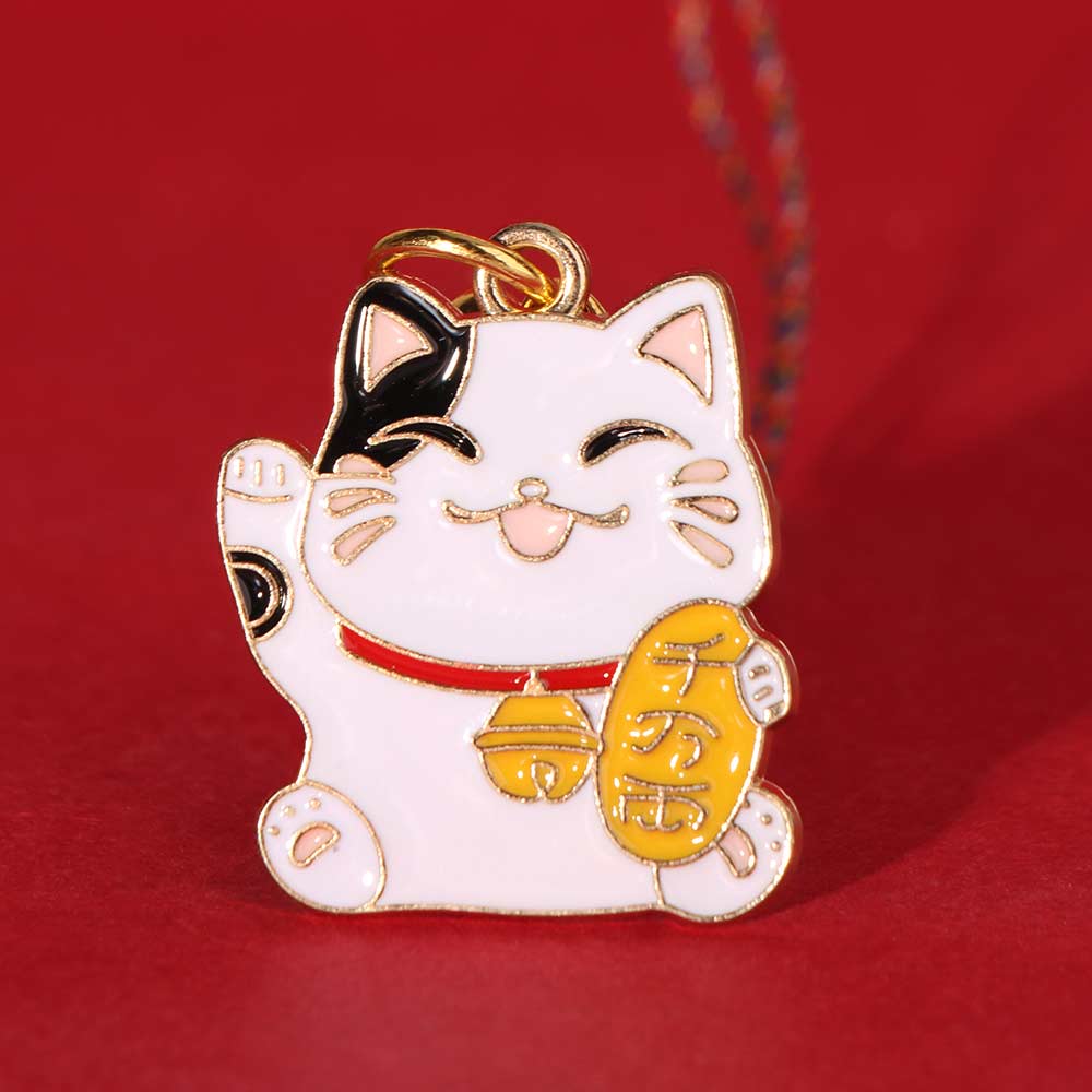 Lucky Cat Chinese Style Cat Phone Pendant Chinese Style Fortune Cat Phone Chain Birthday Kids Gift