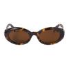 MIU MIU Logo-Embellished Oval Sunglasses Women Sunglasses Tortoiseshell SMUB09E14LFE20VC052