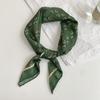 Floral headscarf summer women pastoral summer photo sunscreen headscarf decorative small scarf silk scarf neck small square scarf