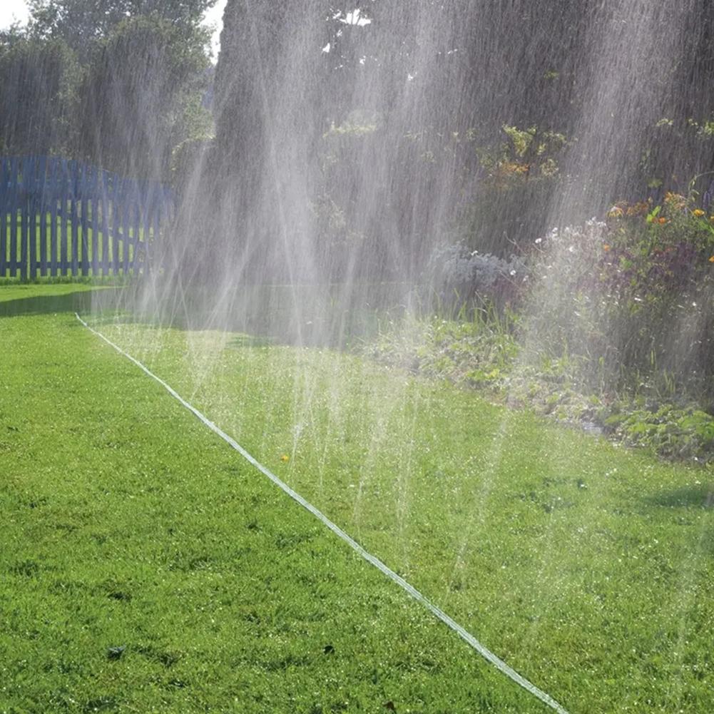 7.5m -15m Sprinkler Soaking Pipe Drip Irrigation Sprinkler Kit Garden Lawn Irrigation Spray Pipe Garden Lawn Irrigation System