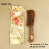 Premium Black Gold Sandalwood Comb: Hand-Painted, Anti-Static, Portable Hair Styling Comb with Gift Box for Women.