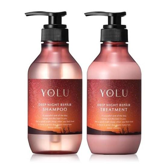 YOLU Yoru Shampoo Treatment Set Welt Sternenhimmel Serie Tiefe Nacht Reparatur Dämmerung Rooibos Duft Feuchtigkeitsspendend Schäden Farbe Bleiche Frisch Kollagen Intensiv