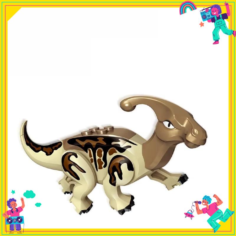 סדרת יורה פארק עולם הדינוזאורים מיני דינוזאור ערכת בנייה בנושא צעצועים וחלקים ניידים קוביות בניין צעצועי חינוך לתינוק