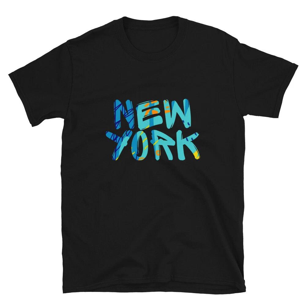 New York Green Graffiti T-Shirt L