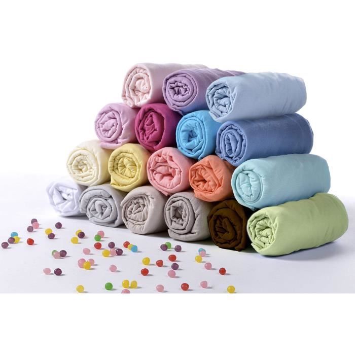 Drap housse imperméable 2 en 1 - ciel - 60 x 120 cm