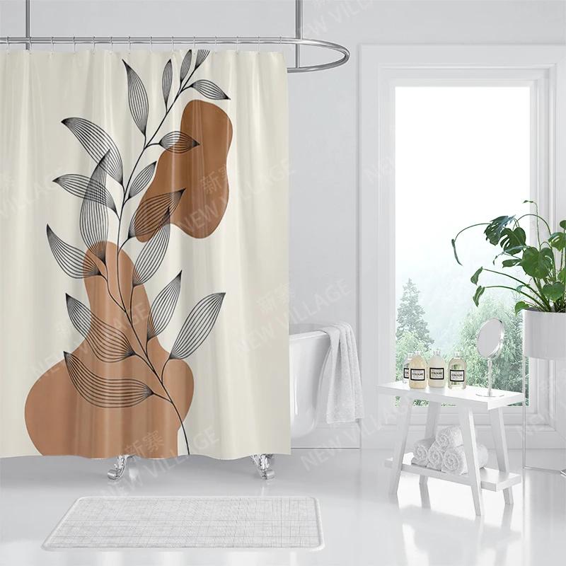 Waterproof Fabric Shower Curtains Bathroom Curtain Accessories 180x200 Bath Curtain for Shower 240*200 Nordic Boho Decoration