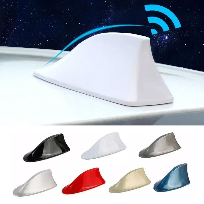 Universal Car Shark Fin Antenna Cover Base Replacement  Radio Signal Aerials Roof Exterior Accessories Decoration Car Cool