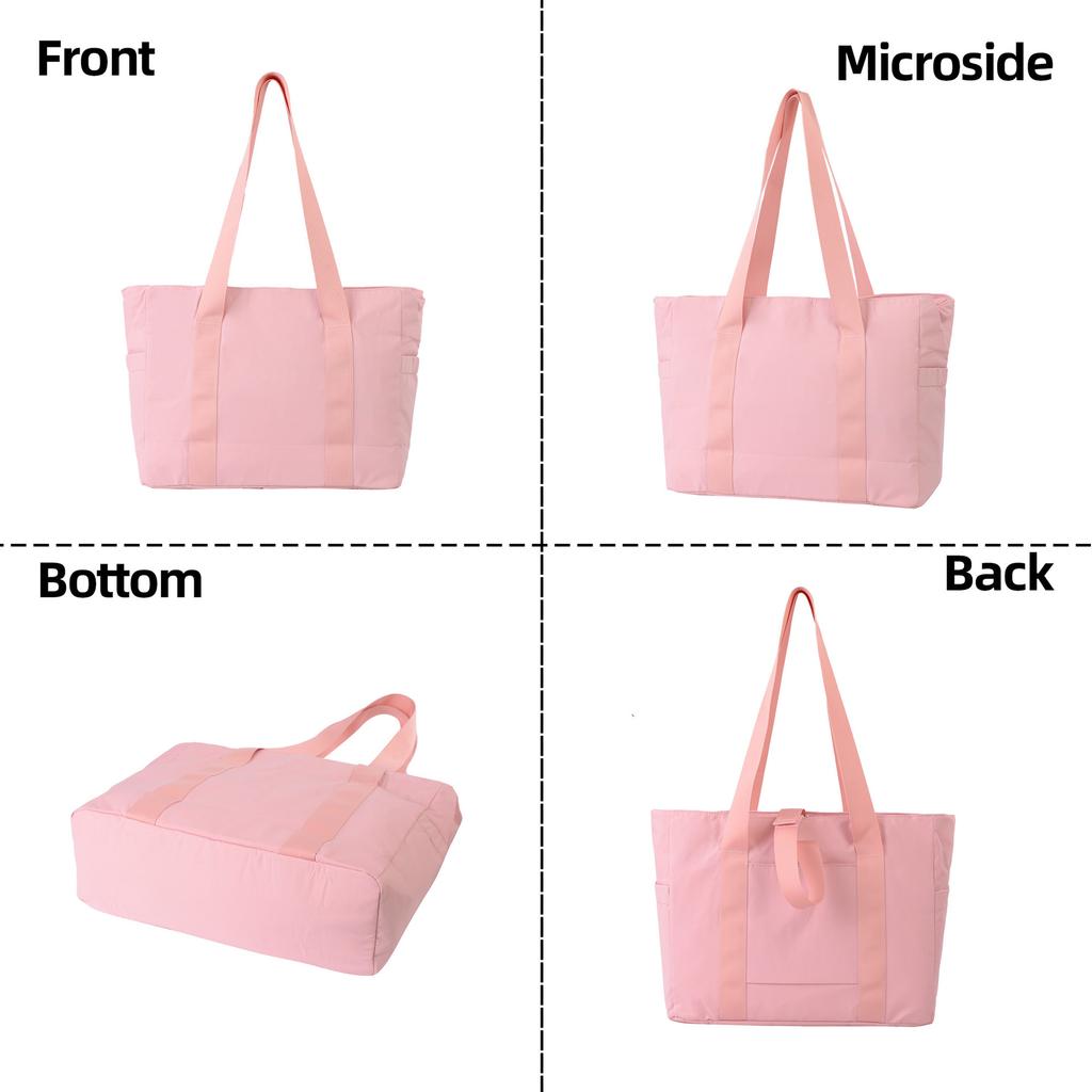 Portable Yoga Fitness Bag Women'S Sports Leisure Travel Large Capacity Shoulder Bag Can Print Tote Bag