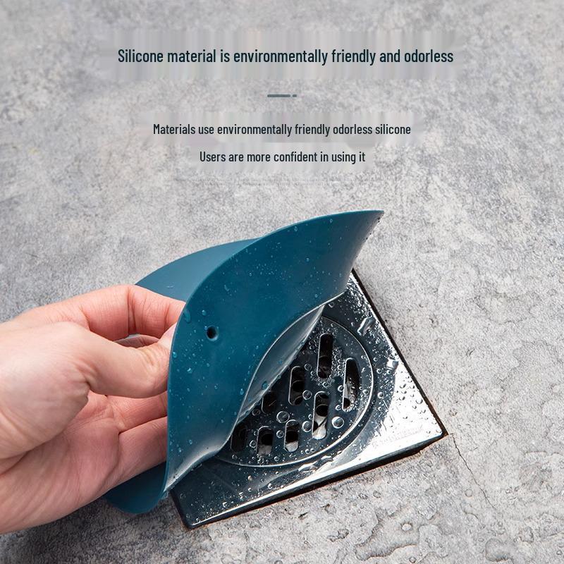 Silicone Floor Drain Cover: Odor-Proof, Insect-Proof, Large Size, and Toilet Backflow Stopper