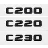 3D Car Tail Letter Stickers Badge for Mercedes Benz C Class C32 C36 C43 C55 C63 C180 C200 C220 C230 Auto Rear Trunk Emblem BA1