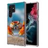 Unique Animal Crab Capa Phone Case For Samsung S26 Ultra S25 Edge Galaxy S23 S21 S20 S24 FE S22 S10 Plus Cover Clear TPU Shell C