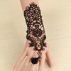 Women's Vintage Steampunk Gloves Wrist Cuff Gear Girls Jewelry Accessories Victorian Bracelets Costume Lace Handwear
