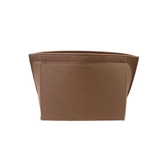 Purse Organizer Insert Felt Multi-compartment Handbag Organizer Bag Insert with Zippered Pocket Organizes Your Purse for Women Purse S