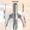 Coupling G Coupler, Double Handle Grease Gun for All Types of Grease Guns, G Grease Gun Mouthpiece, Less Effort, Easy To Attach and Remove