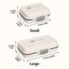 Seal Weekly Pill Box Mini 7 Compartments Vitamin Container New Pill Dispenser