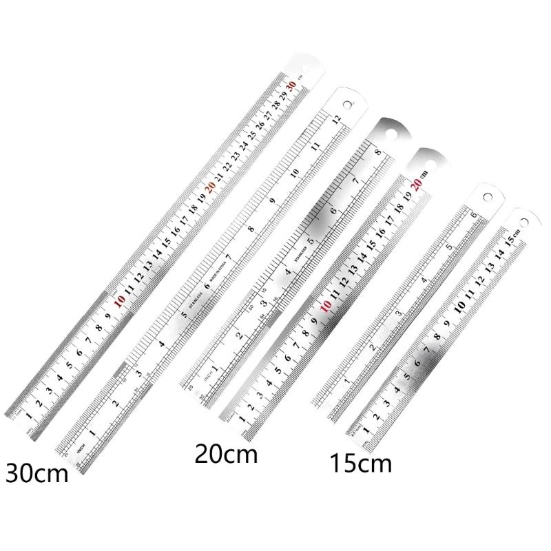 Carpenter Layout Measuring Tool Multiple Scale Marking and Rustproof Stainless Steel for Workshop Use