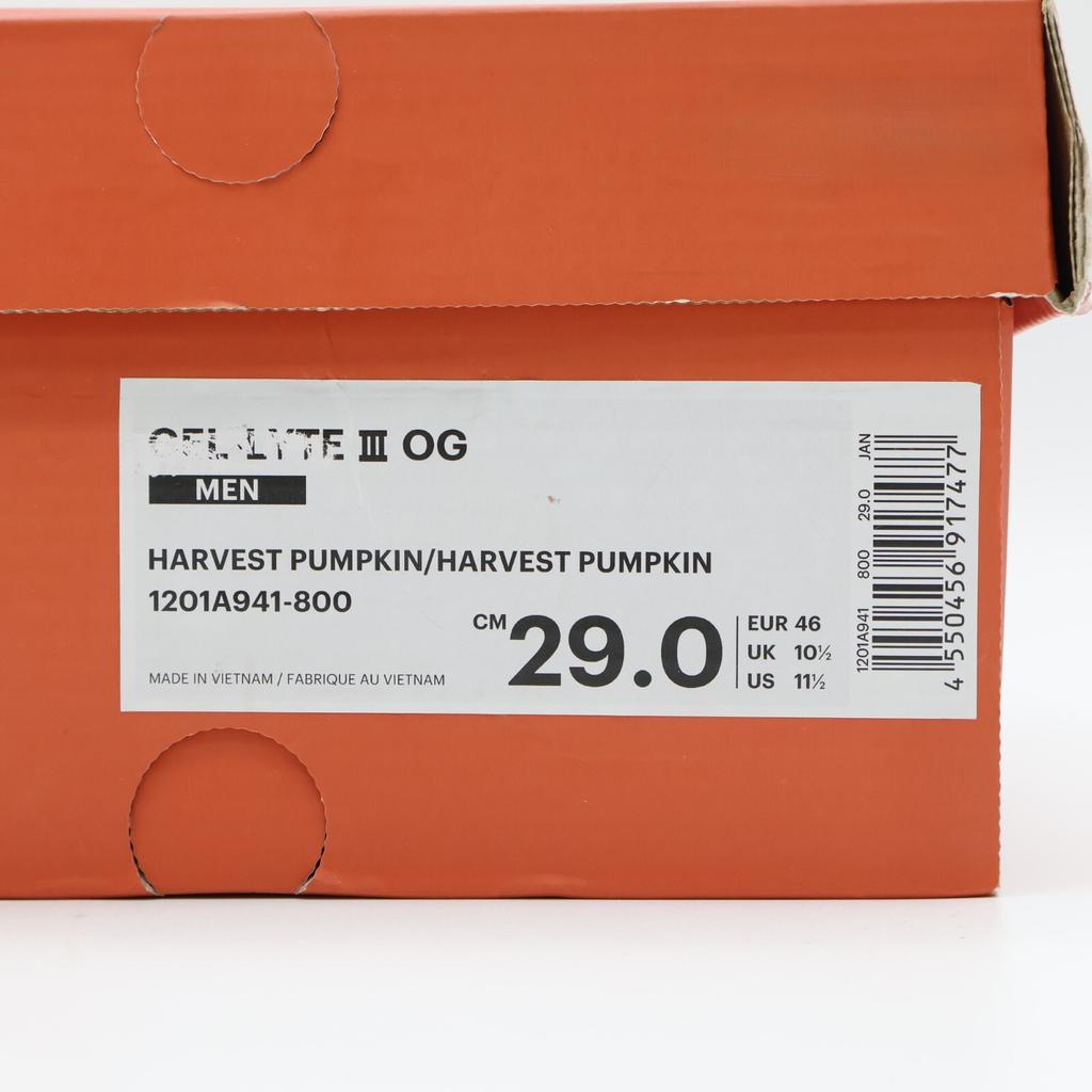 1201A941-800 Ballaholic Asics Gel-Lyte III OG Harvest Pumpkin Orange (Men's)