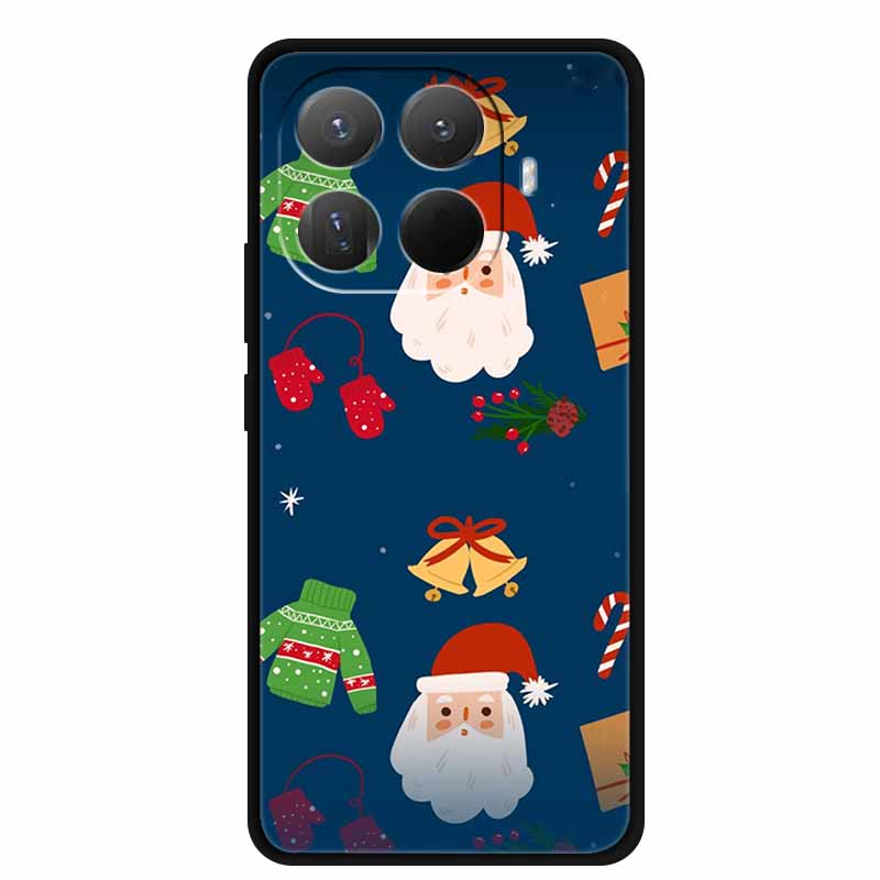 Christmas Case For Xiaomi 15T Pro Shockproof Soft Back Cover Silicone TPU Shell for Xiaomi 15 T pro Bumper Phone Protector Bags