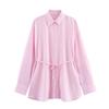 Women's Multi-Color Waist-Defining Tie-Up Fashion Shirt