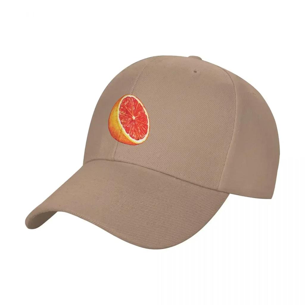 Grapefruit Pattern  Cream Baseball Cap Unisexs Big Size Hat Beach Bag Sun Hat Unisex WoUnisexs