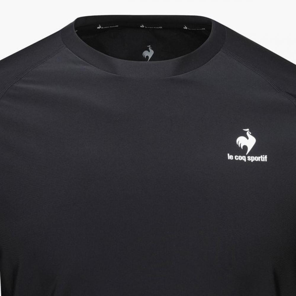 Le Coq Sportif [end Of Season saLe][60  Off] Long sLeeve Rash Guard Blk   Qp223s