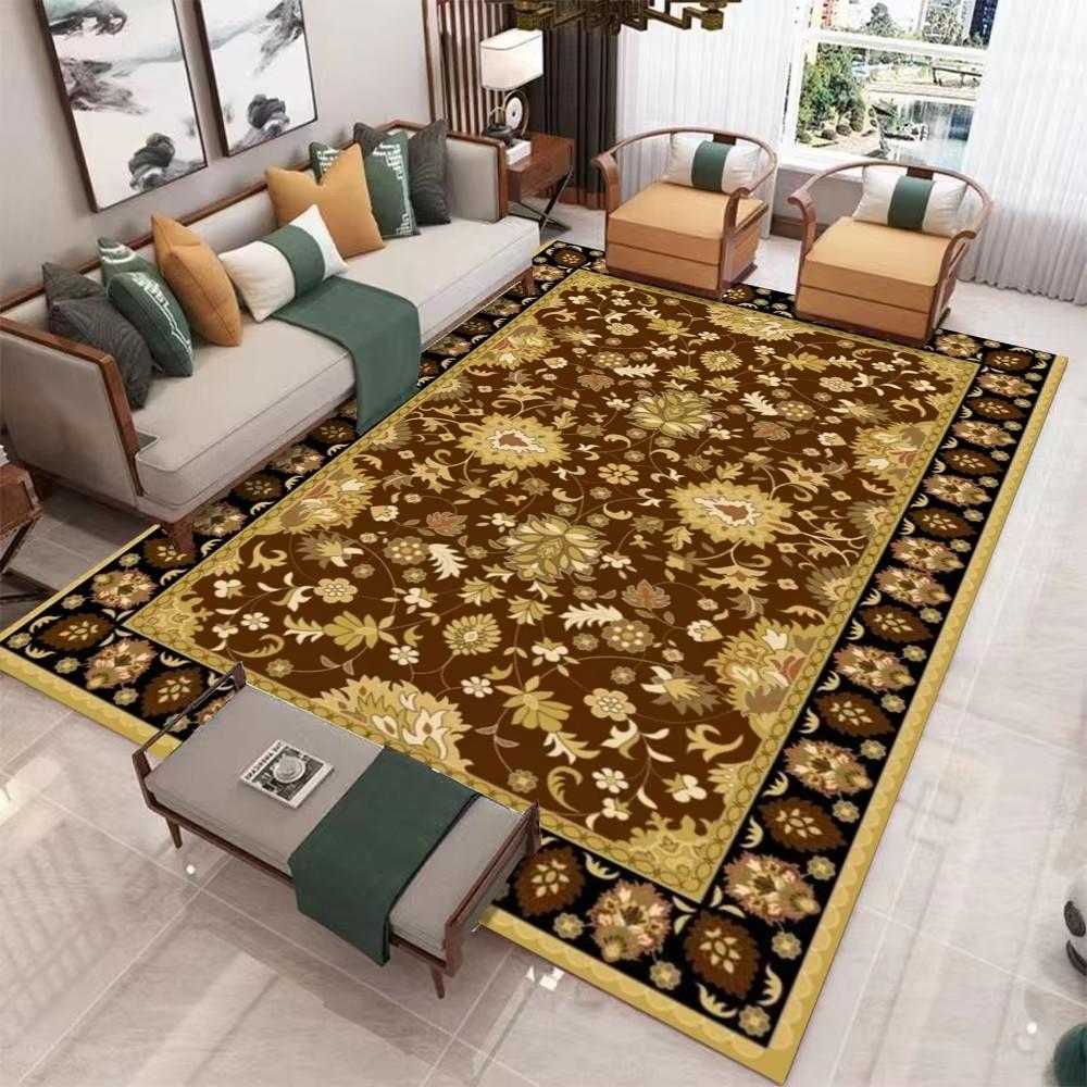 Luxury Bohemian Rugs Carpet Exotic Print Rug Home Decor Large Floor Mat for Spacious Living Room Bedroom Kitchen Classic