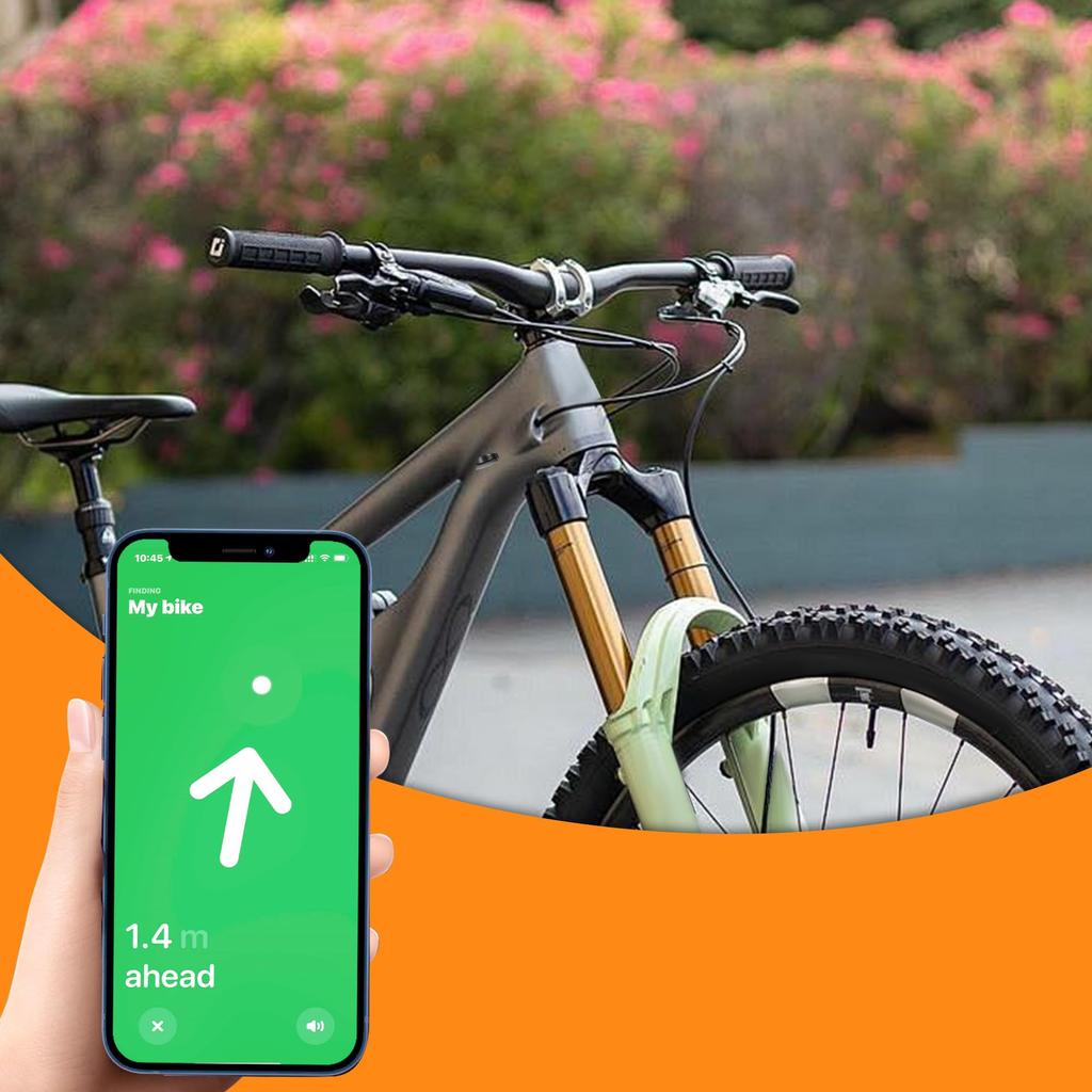 NICEDACK AirTag Bicycle AirTag Bicycle Waterproof AirTag Bicycle Mounting AirTag Bicycle Holder Suitable for bicycle front fork tubes with an inner