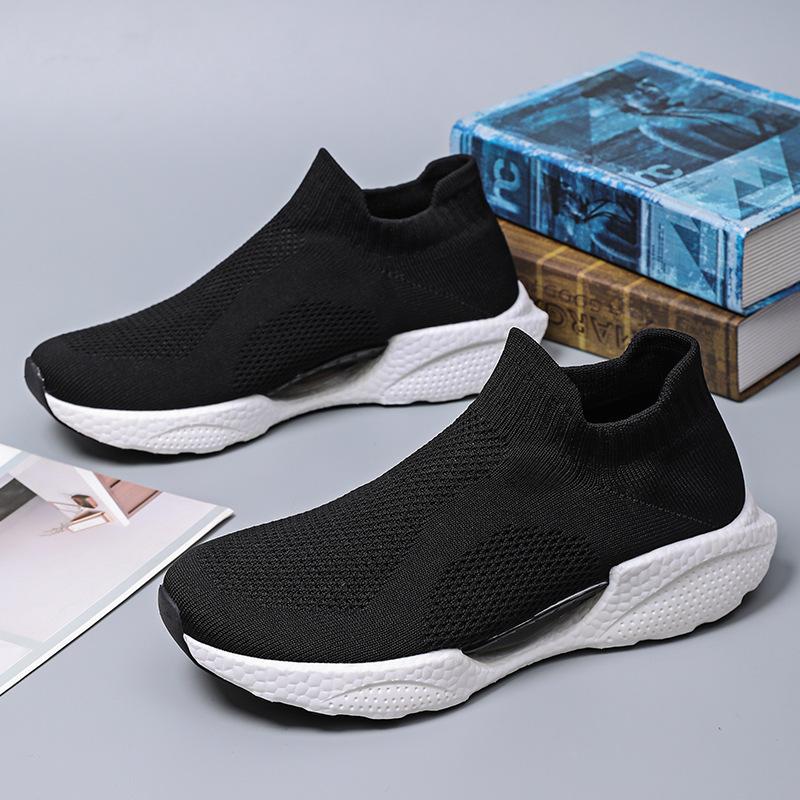 Large size popcorn fly-woven socks casual sports shoes casual shoes running shoes comfortable