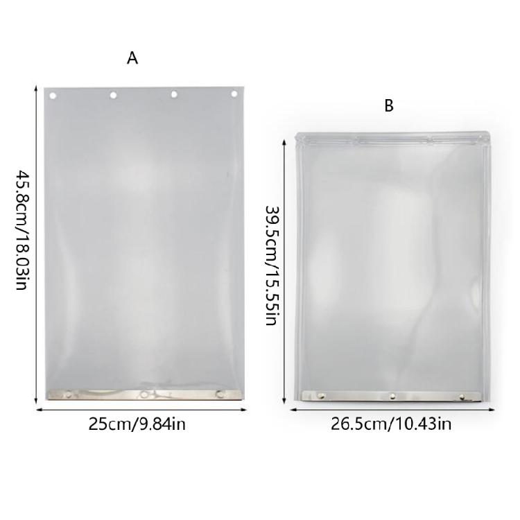 Sichere Klappe für Hunde und kleine Hunde Einfache Installation Türhalterung