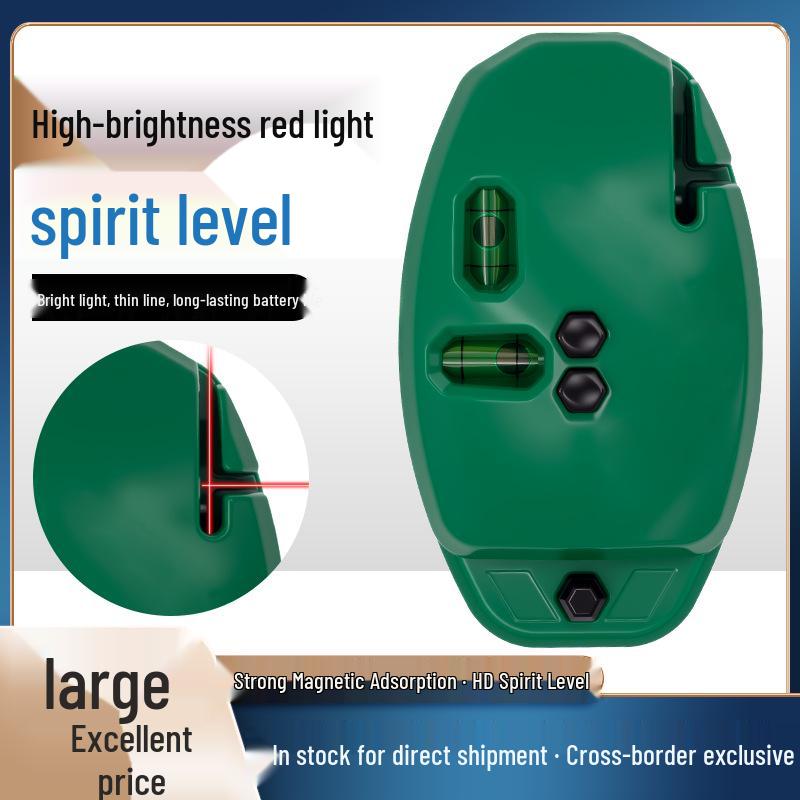 Precision Infrared Laser Level: High-Accuracy 90° Line Marker with Strong Light for Ground Alignment