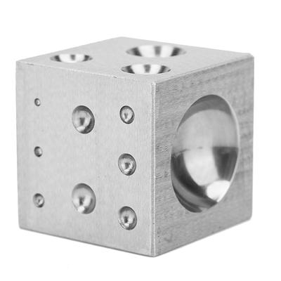 Poansoane de 50 mm pentru prelucrarea bijuteriilor, instrument de doming, bloc pătrat de dapping