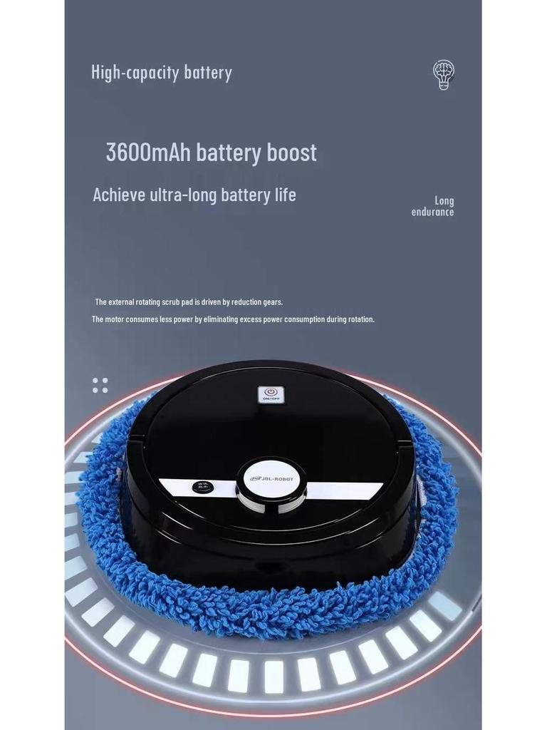 Intelligent Dual-Purpose Mopping Robot: Wet/Dry Cleaning with USB Charging