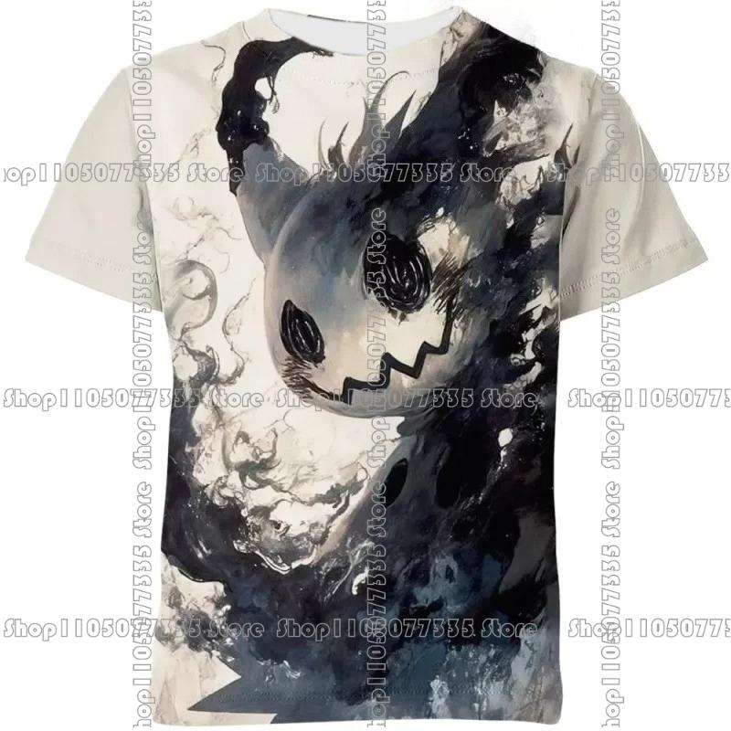 

Mimikyu Black Shadow Shirt, Pokmon Shirt, Anime 3D Print Quick Dry Quality Male/female Adult Kids Top Base Short Sleeve T-shirt 160