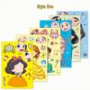 Little Princess Cartoon Face-Changing DIY Stickers - Fun, Creative Self-Adhesive Decorations for Kids