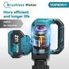 Yofidra Bomba de Água Brushless de 3 Engrenagens 80–150 L/min Bomba Elétrica Sem Fio para Transferência de Óleo Jardim Barco Piscina Para Bateria Makita 21V Pino