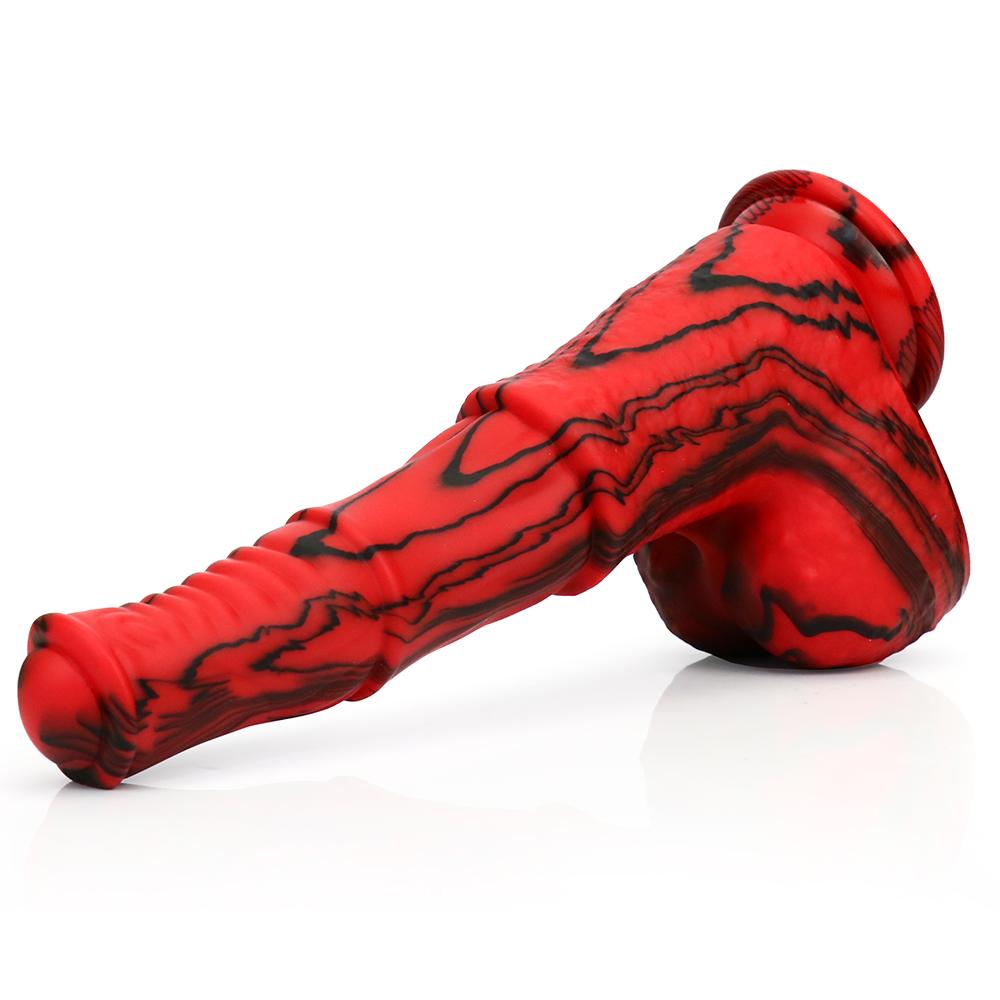 Silicone Horse Dildo With Sucker Fantasy Animal Penis Sex Toy For Women Clit Massage Stimulate Female  Anal Plug