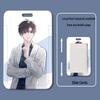 Cartoon Sliding Cover ID & Badge Holder for Students