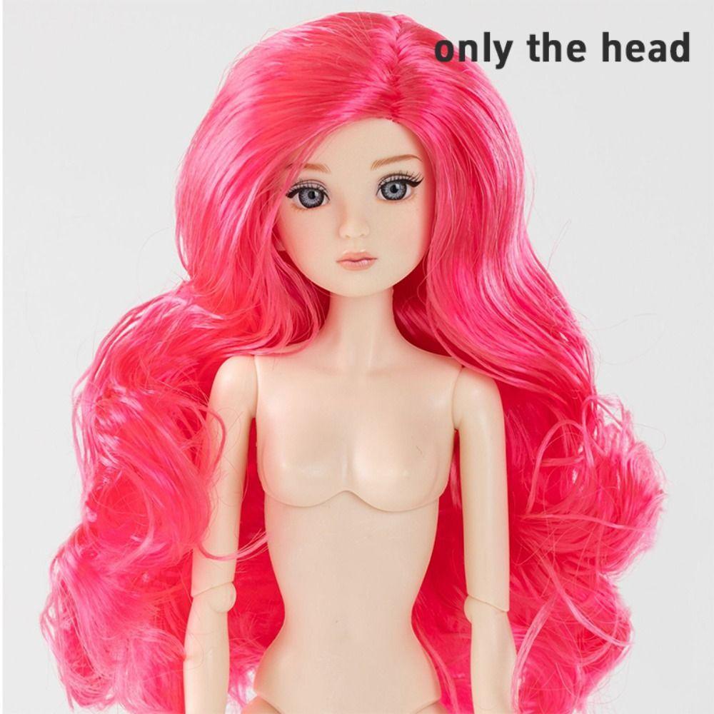 Joint Movable Make-up Doll Head Curly Hair Doll Body Humanoid Doll Supermodel Doll Body Girls Gift