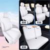 For Tesla Model YL 2025 2026 Custom Fit Car Seat Covers Full Set Breathable Leather Seat Protector Interior Accessories